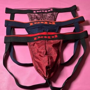 Papi Men’s Red Jockstrap – Supportive Athletic Underwear